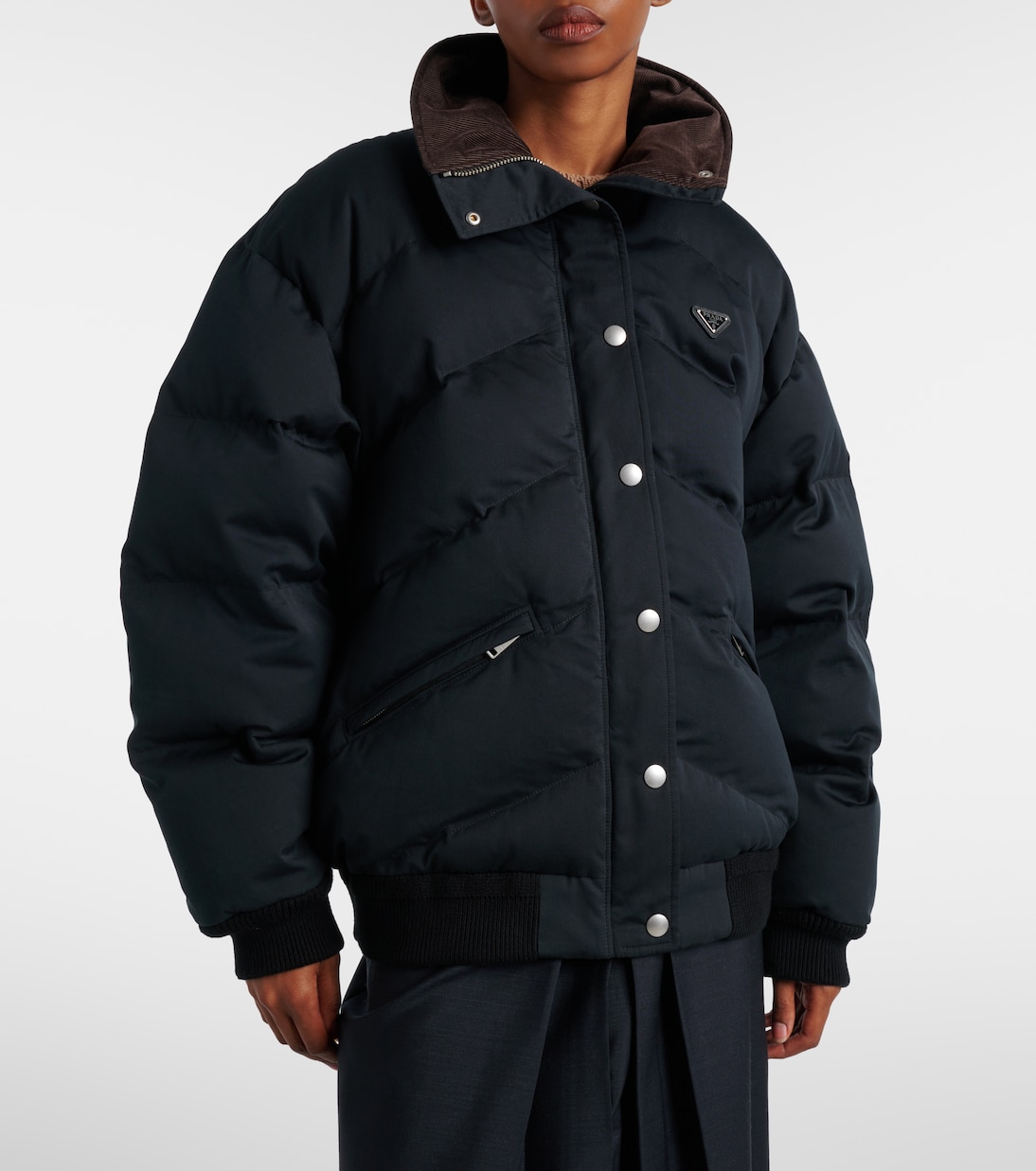 Logo down jacket | Prada