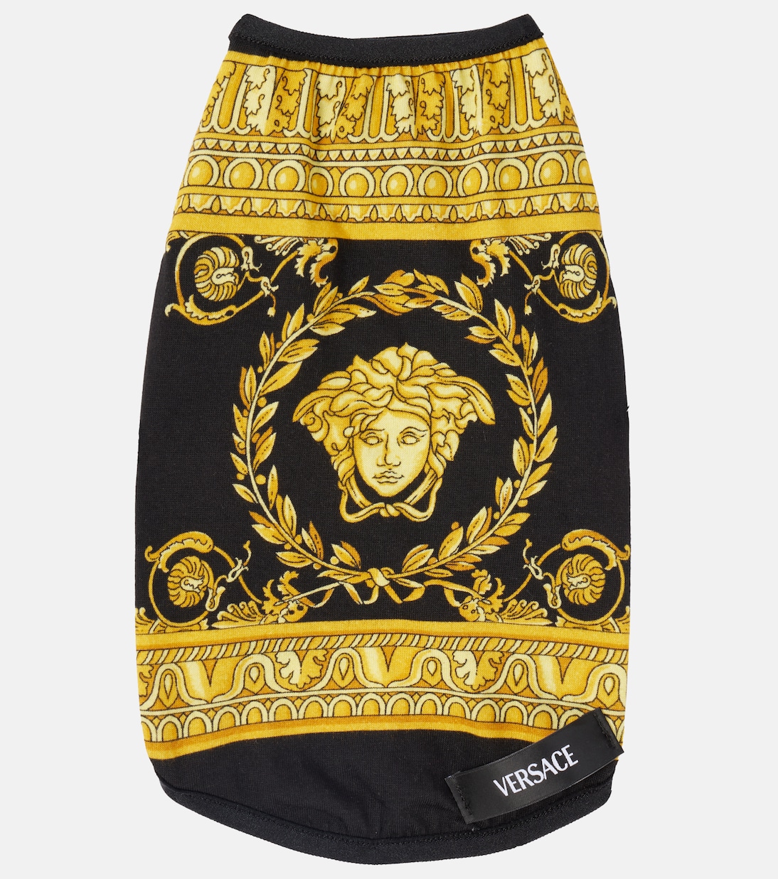 Printed cotton-blend dog T-shirt | Versace Home