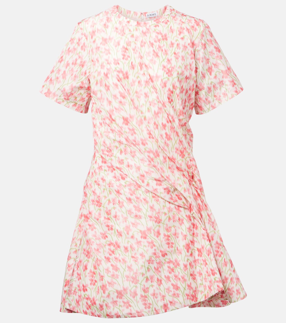 Floral gathered minidress | Loewe