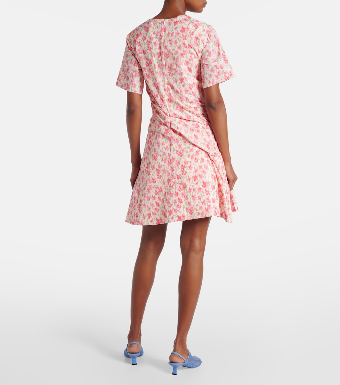 Floral gathered minidress | Loewe