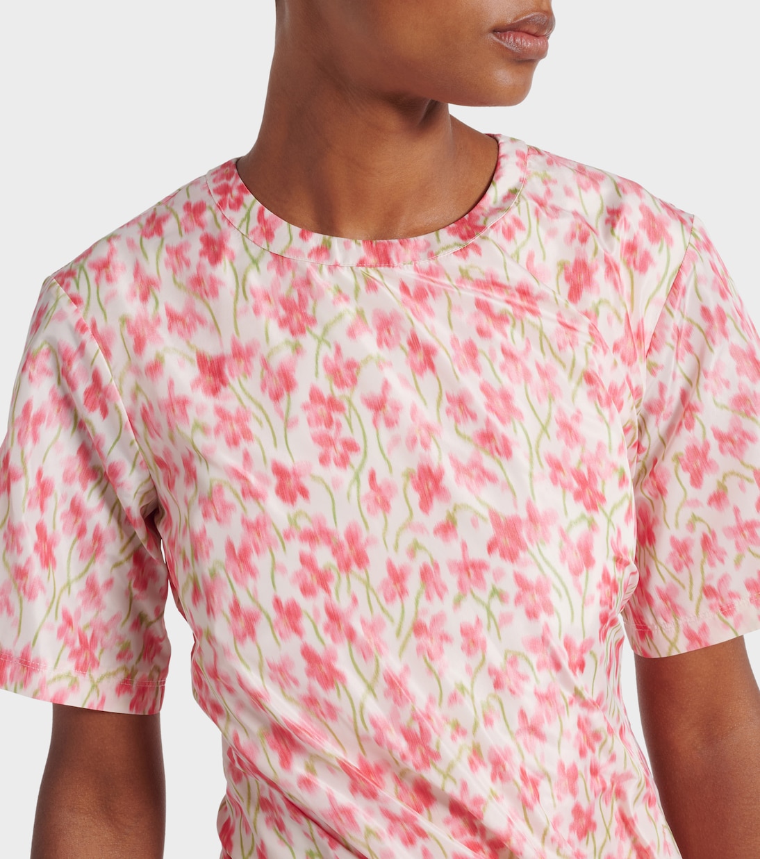 Floral gathered minidress | Loewe