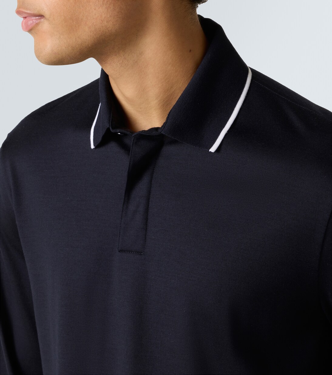 Waitaki virgin wool polo shirt | Loro Piana