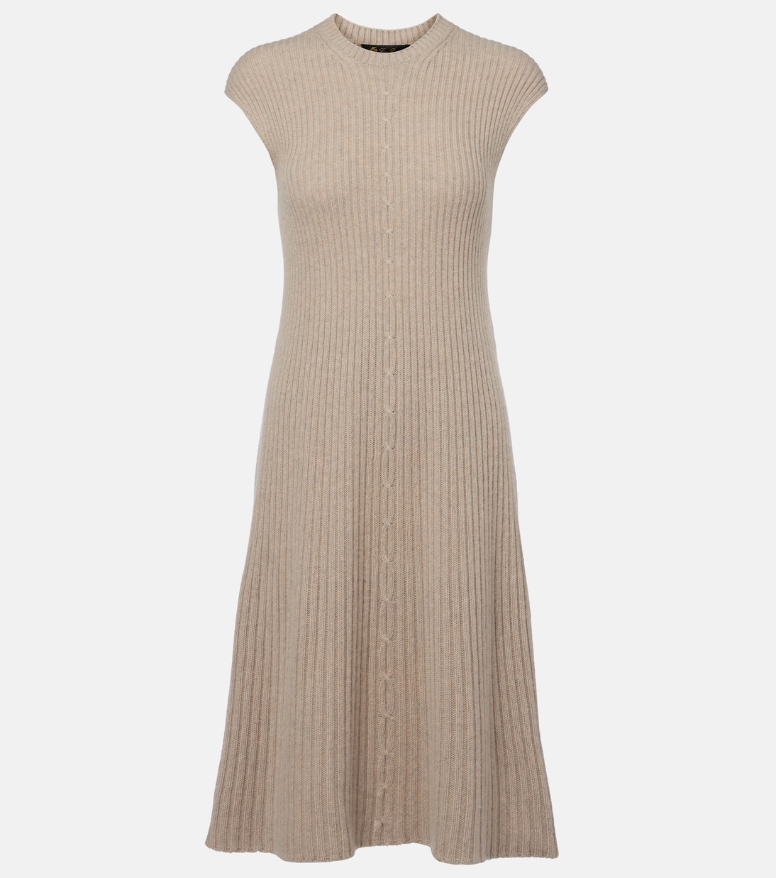 Ribbed-knit cashmere midi dress | Loro Piana