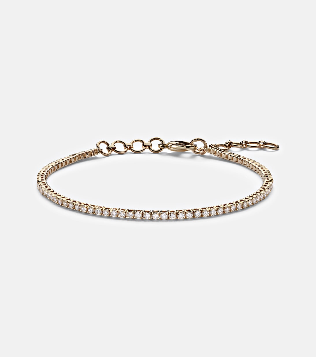 14kt gold bracelet with diamonds | Stone and Strand