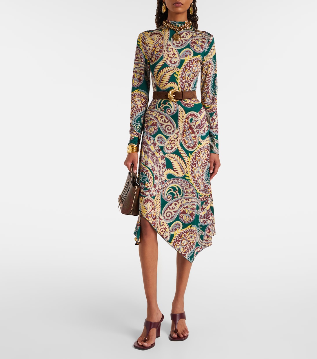 Asymmetrisches Midikleid | Etro
