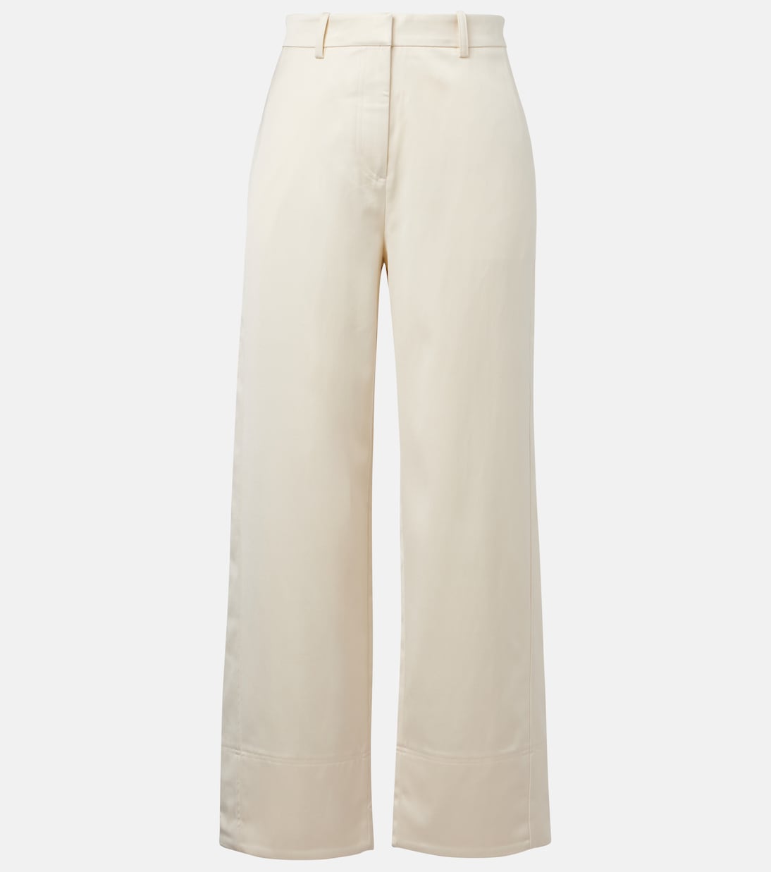 High-rise chintz wide-leg pants | Toteme