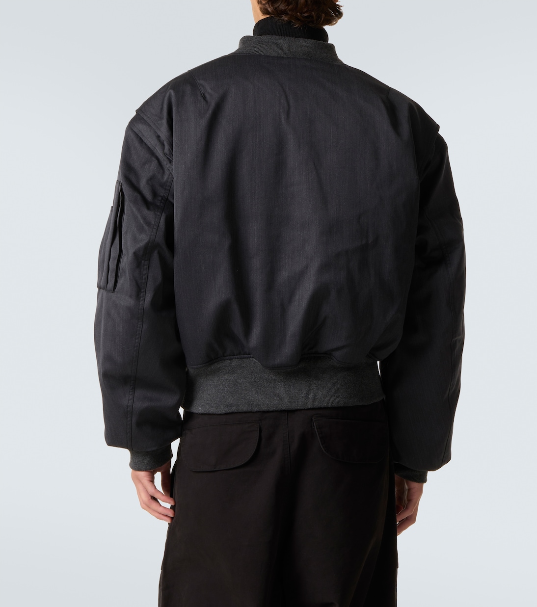 Chaqueta bomber cropped | Entire Studios