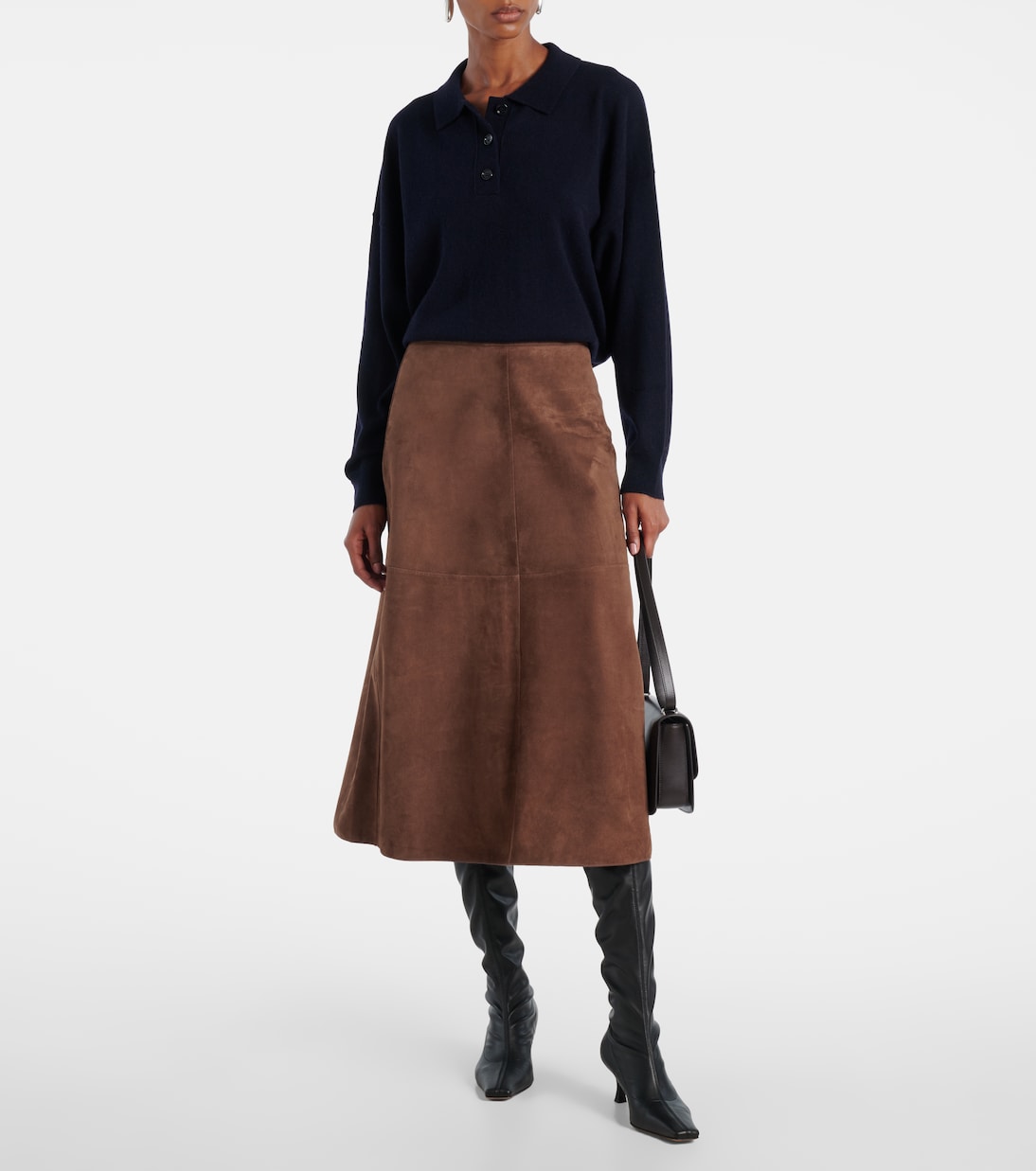 Wool and cashmere polo sweater | Jardin des Orangers