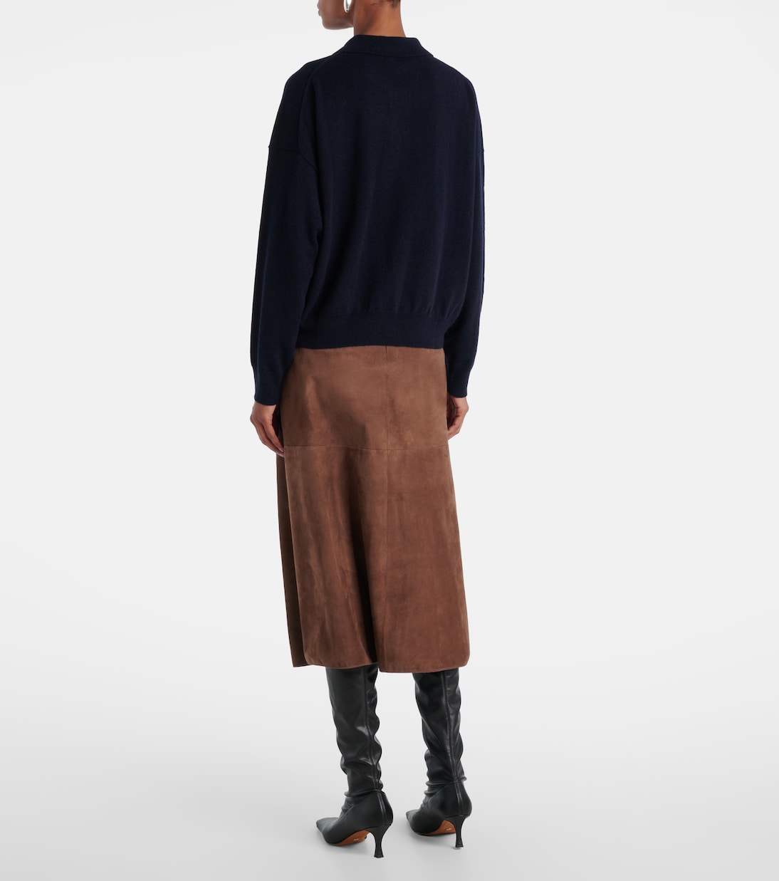 Wool and cashmere polo sweater | Jardin des Orangers