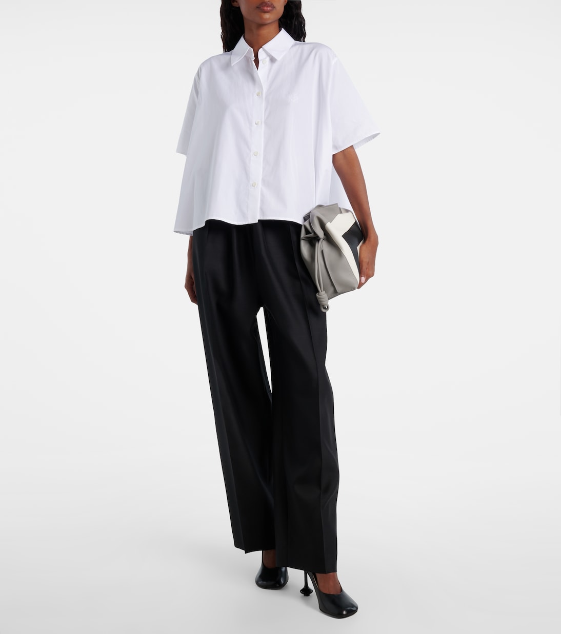 Flamenco Square leather clutch | Loewe