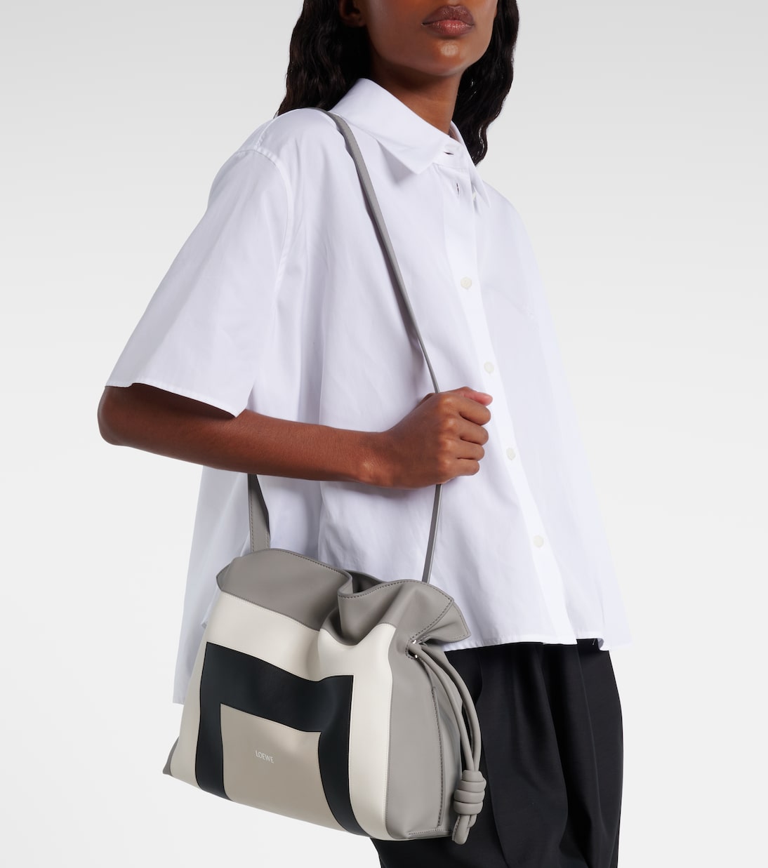 Flamenco Square leather clutch | Loewe