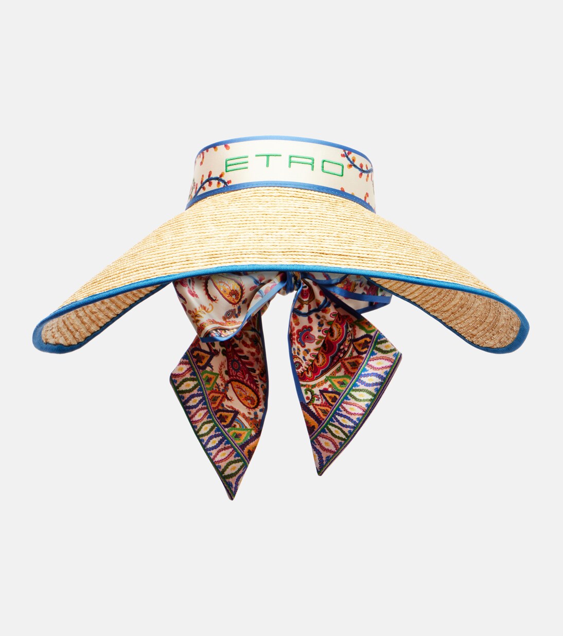 Visera de paja con logo | Etro