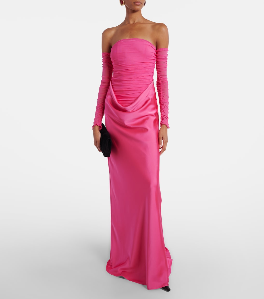 Draped ruched gown | Rotate