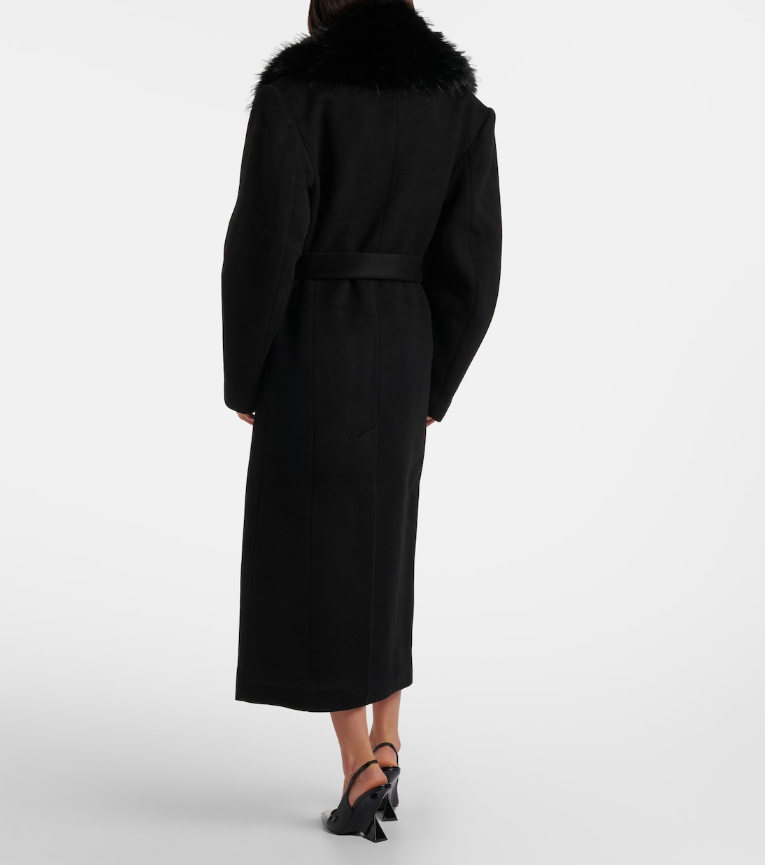 Belted wool coat | Rotate