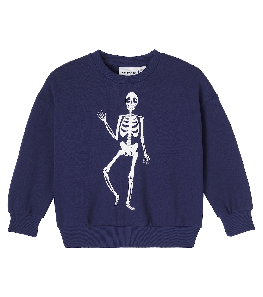 Printed cotton jersey sweatshirt  | Mini Rodini