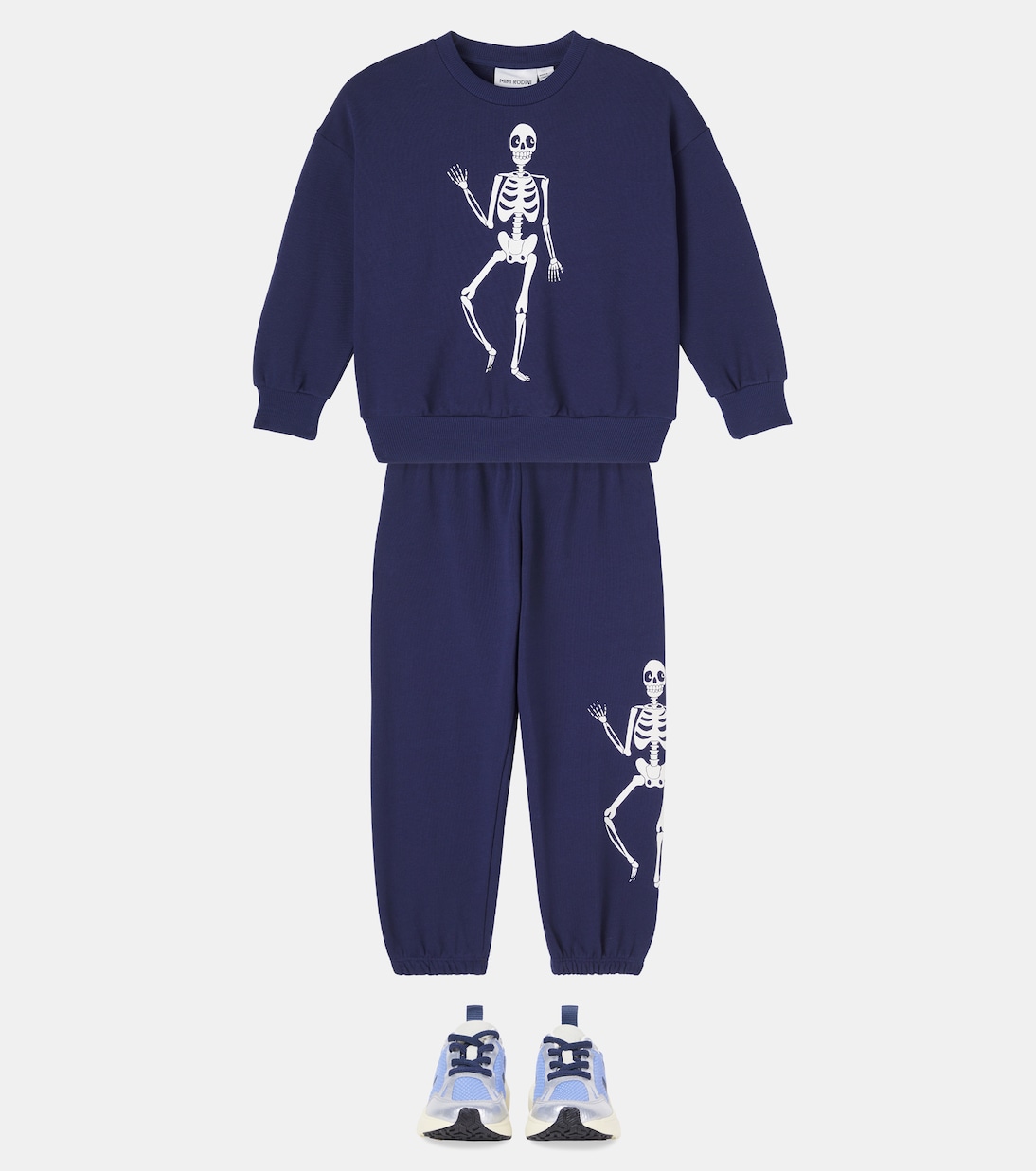 Printed cotton jersey sweatshirt  | Mini Rodini