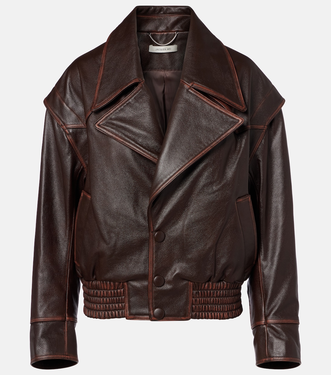 Chaqueta biker de piel | Jacques Wei