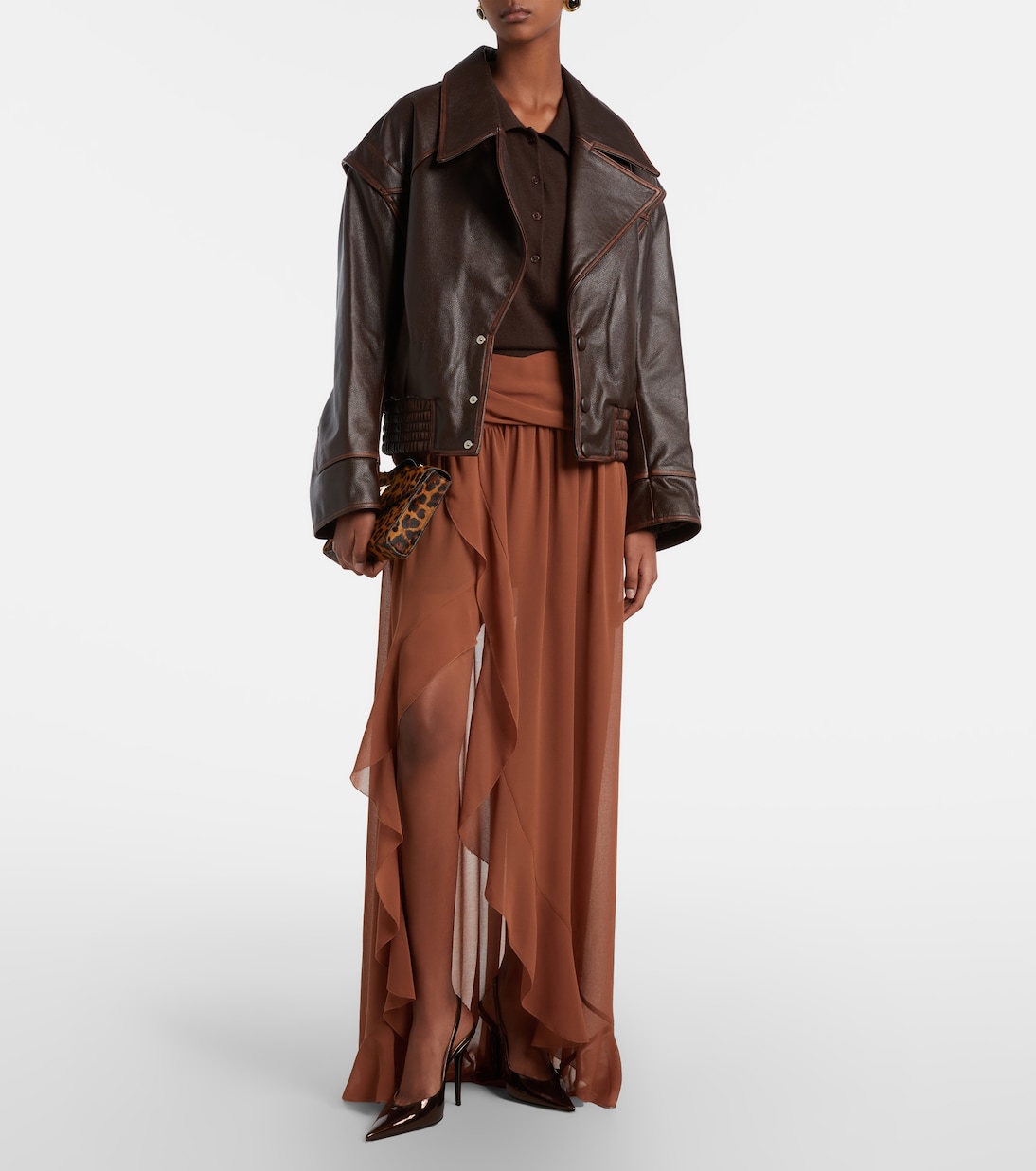 Chaqueta biker de piel | Jacques Wei