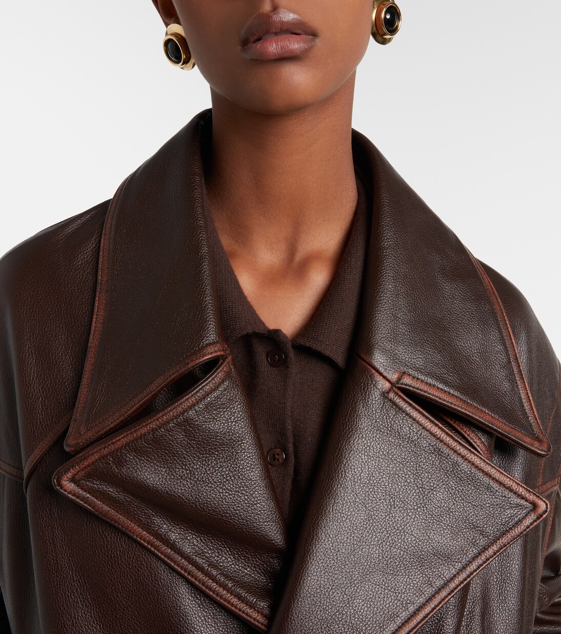 Chaqueta biker de piel | Jacques Wei
