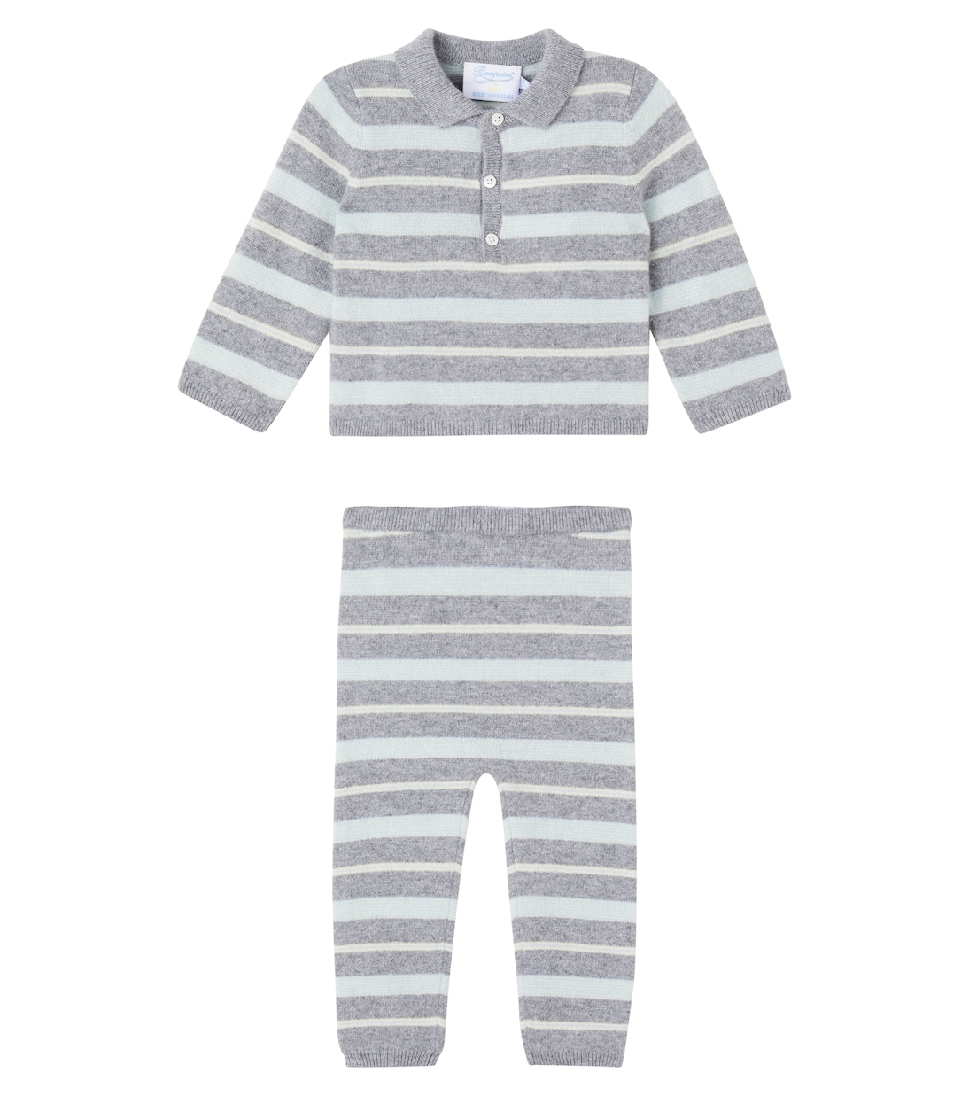 x Guest In Residence Baby Lumi striped cashmere two-piece set | Bonpoint