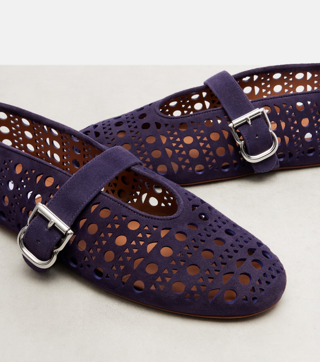 Ballerinas Vienne aus Veloursleder | Alaïa