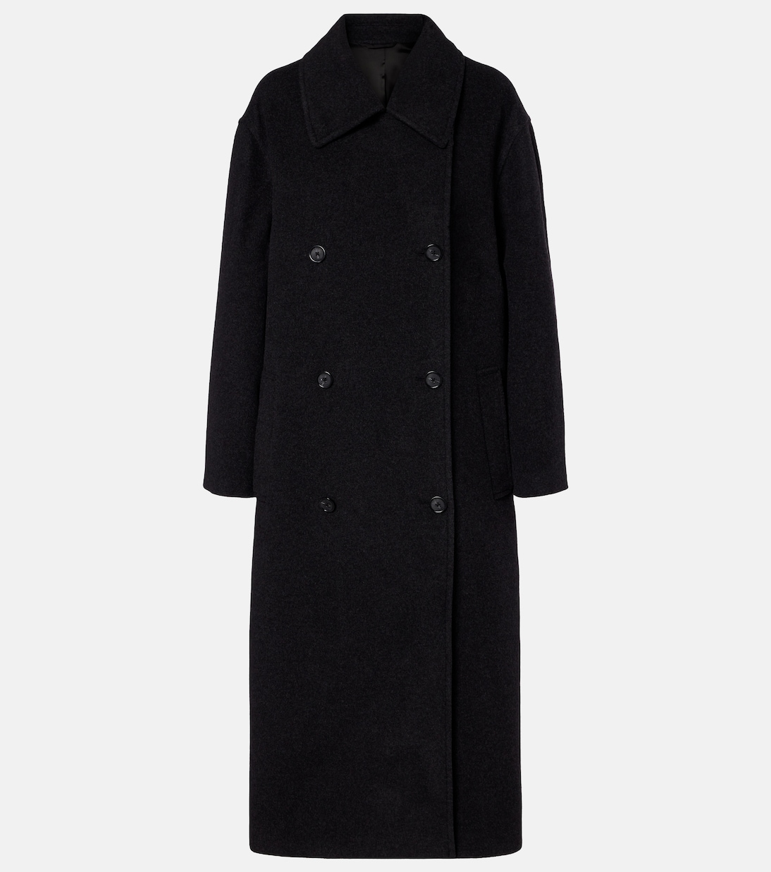 Shield double-breasted wool-blend coat | Toteme