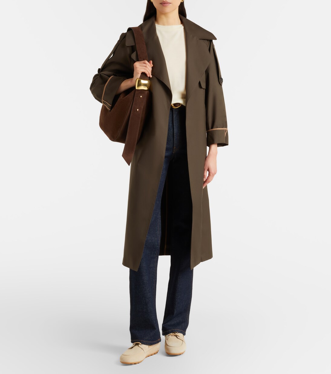 H693 suede boat shoes  | Hogan