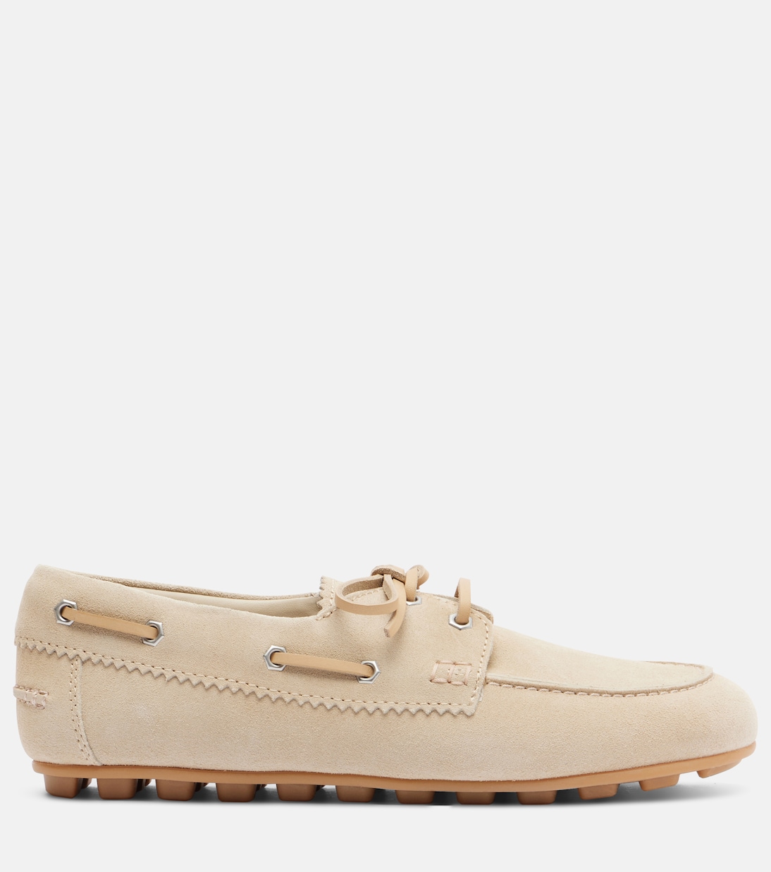 H693 suede boat shoes  | Hogan