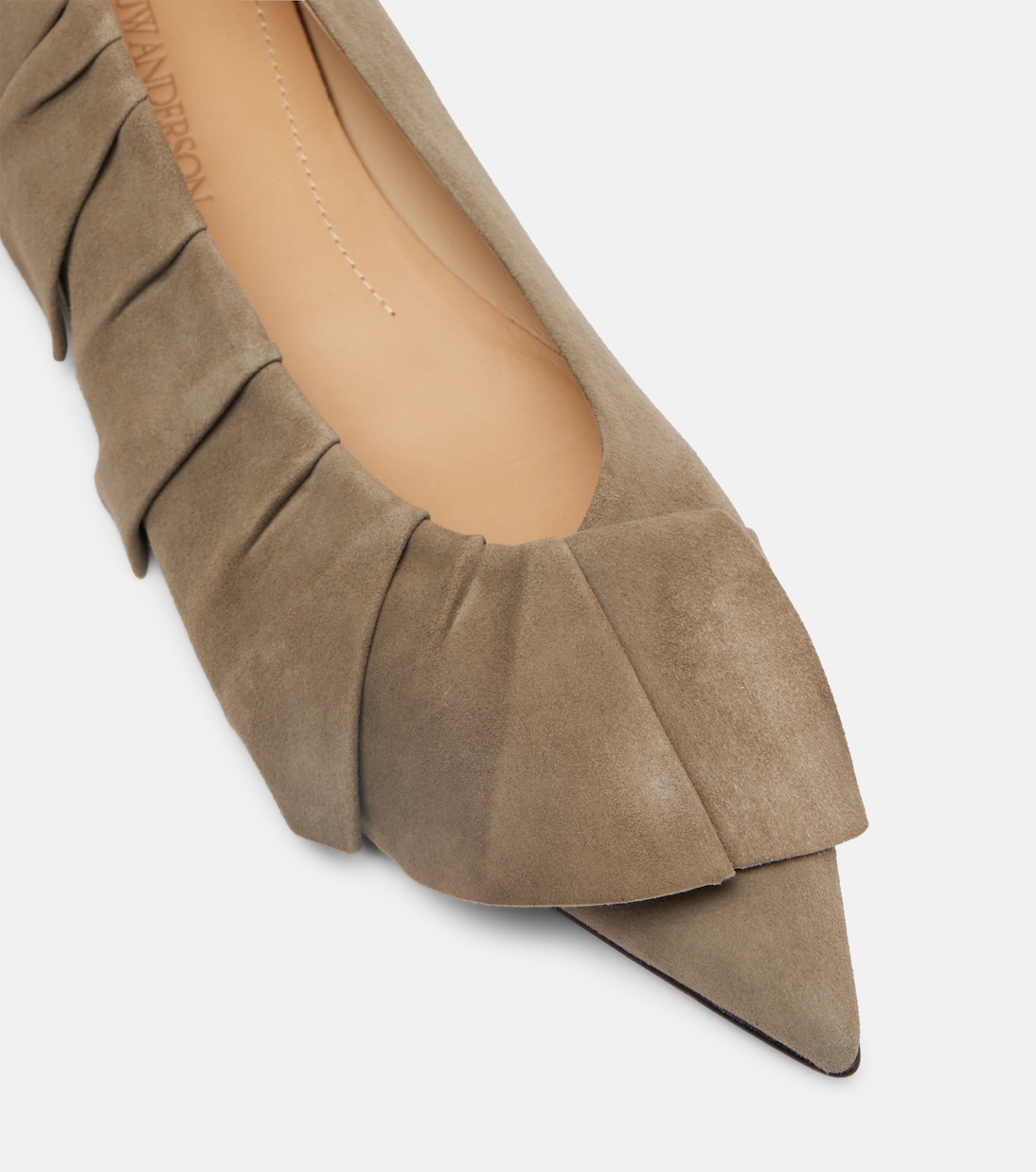 Bailarinas de ante con volantes | JW Anderson