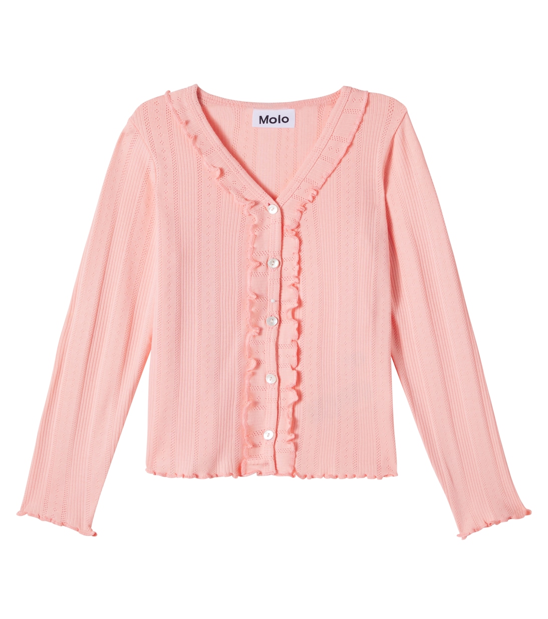Ramsi pointelle cotton blouse | Molo