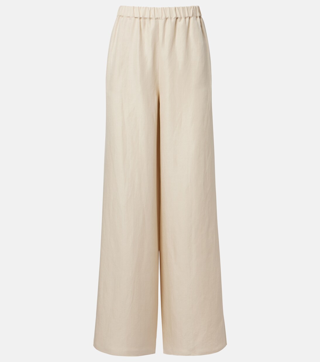 Pantalon ample Oro en lin et soie | Max Mara