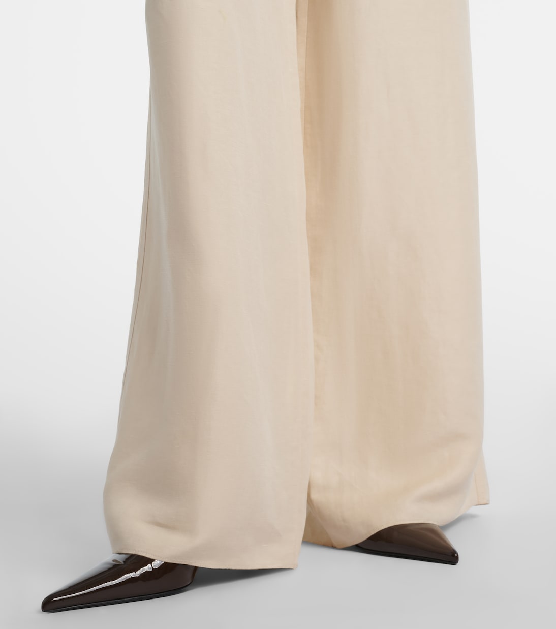 Pantalon ample Oro en lin et soie | Max Mara