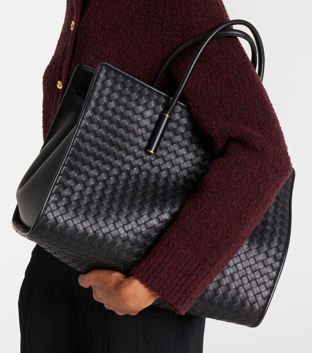Barbara Medium leather tote bag | Bottega Veneta