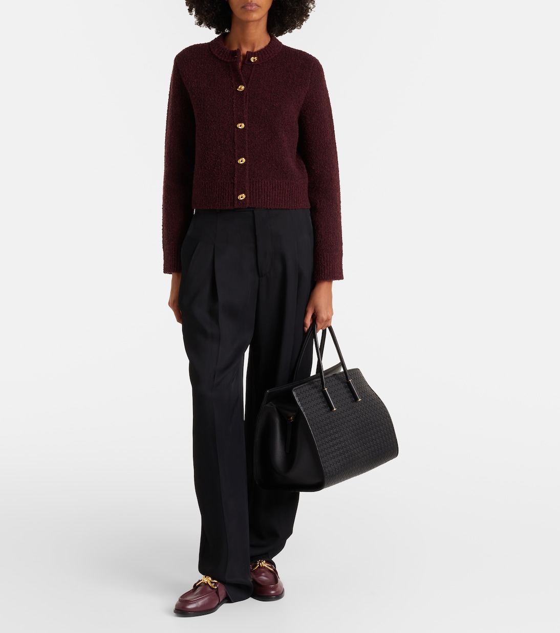 Barbara Medium leather tote bag | Bottega Veneta