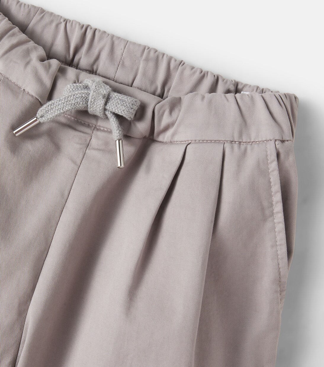 Cotton-blend pants | Brunello Cucinelli Kids