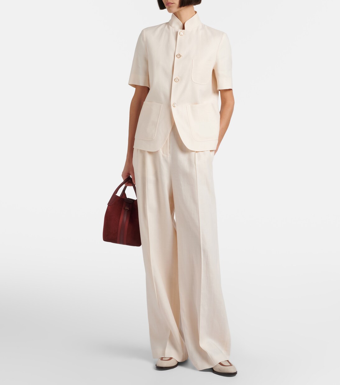 Linen and wool shirt | Loro Piana