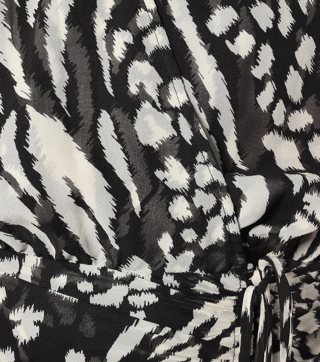 Kiran animal-print silk minidress | Veronica Beard