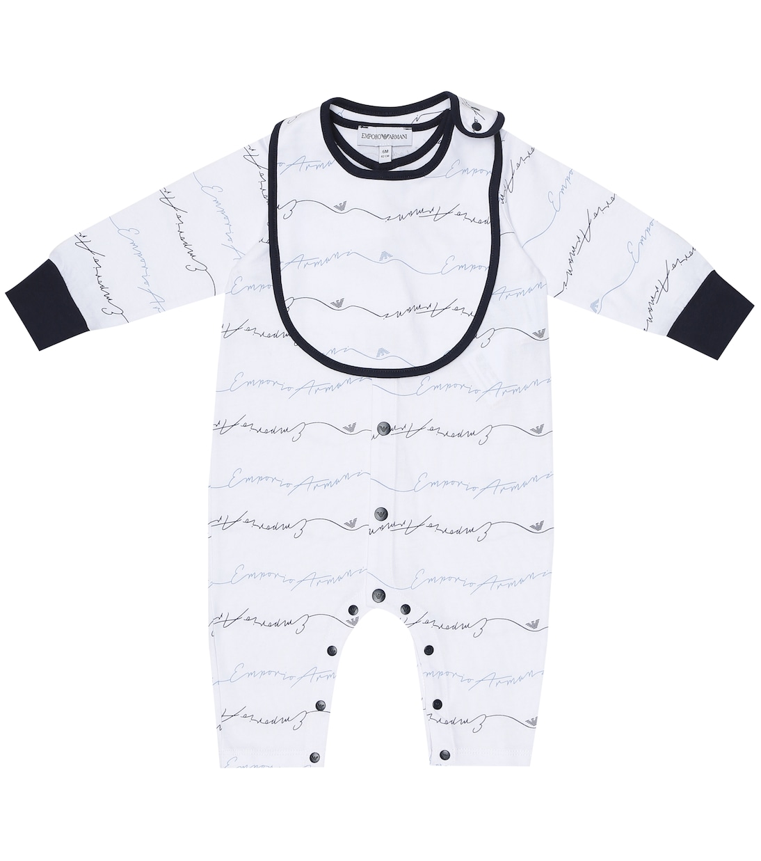 Baby Set aus Spieler und Lätzchen | Emporio Armani Kids