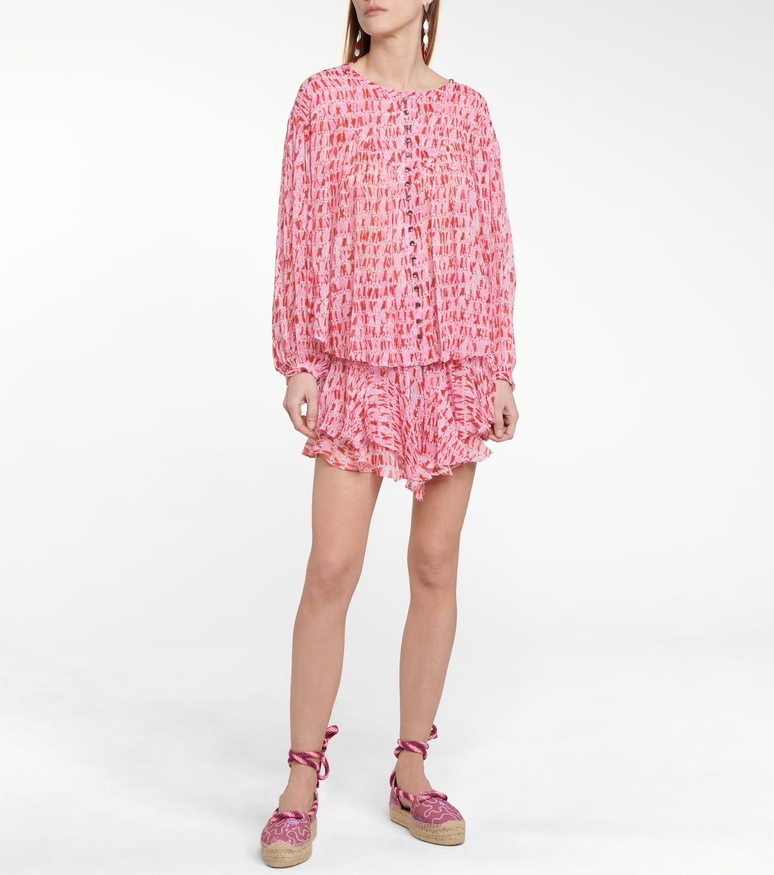 Sorionea tie-dye georgette blouse | Marant Etoile