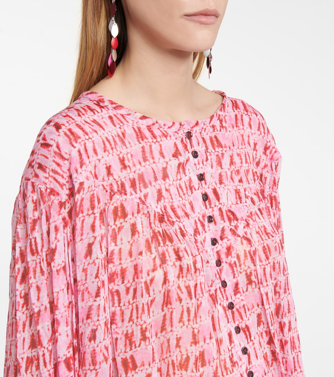 Sorionea tie-dye georgette blouse | Marant Etoile