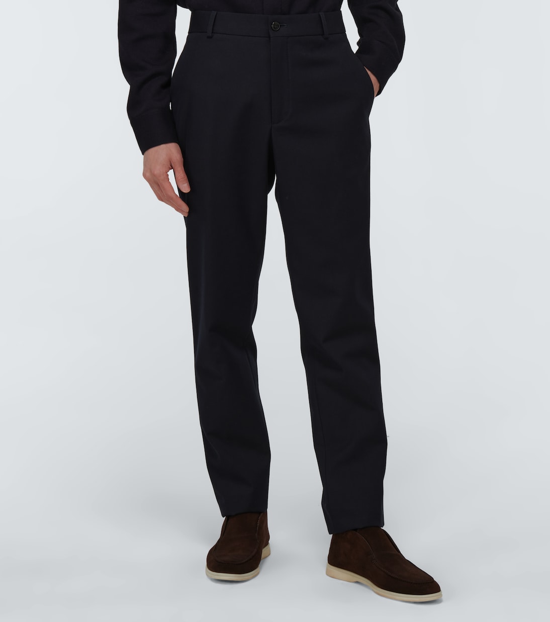 Cotton and wool chino pants | Loro Piana