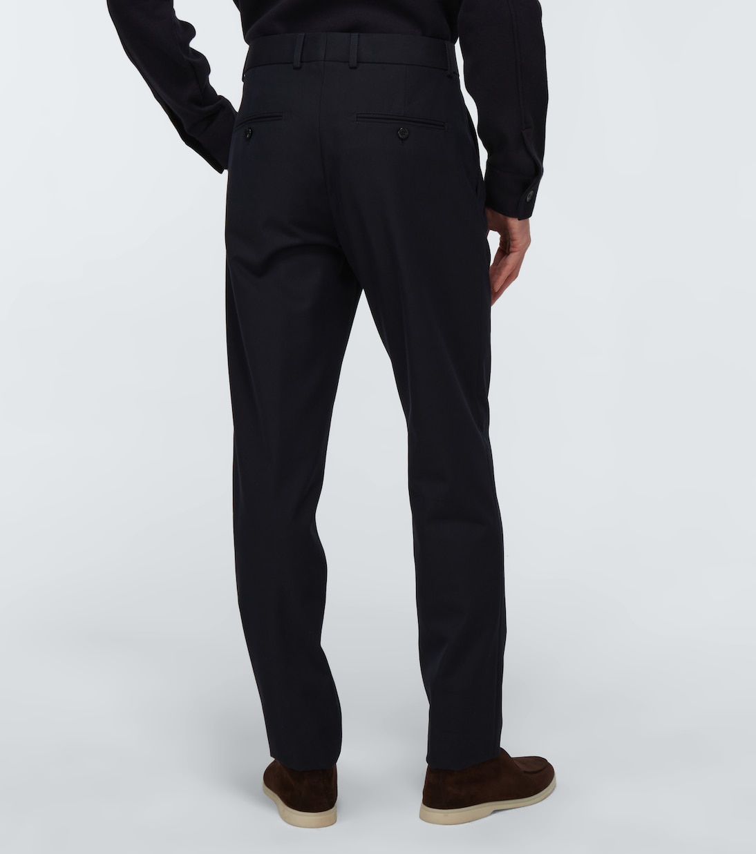 Cotton and wool chino pants | Loro Piana