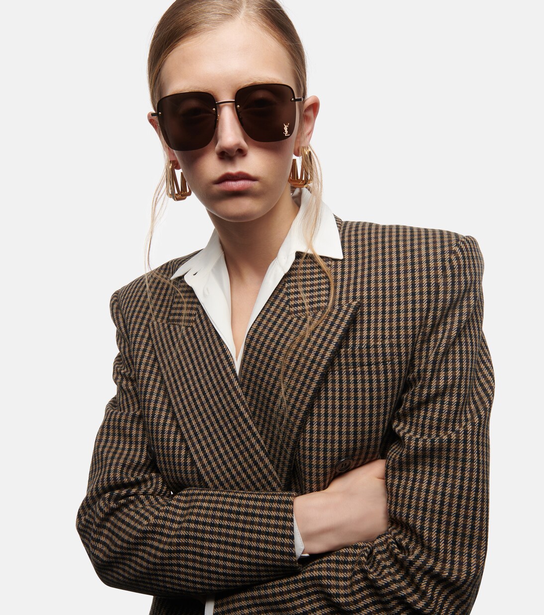 Occhiali da sole aviator Saint Laurent SL 312: stile giovanile e tendenza