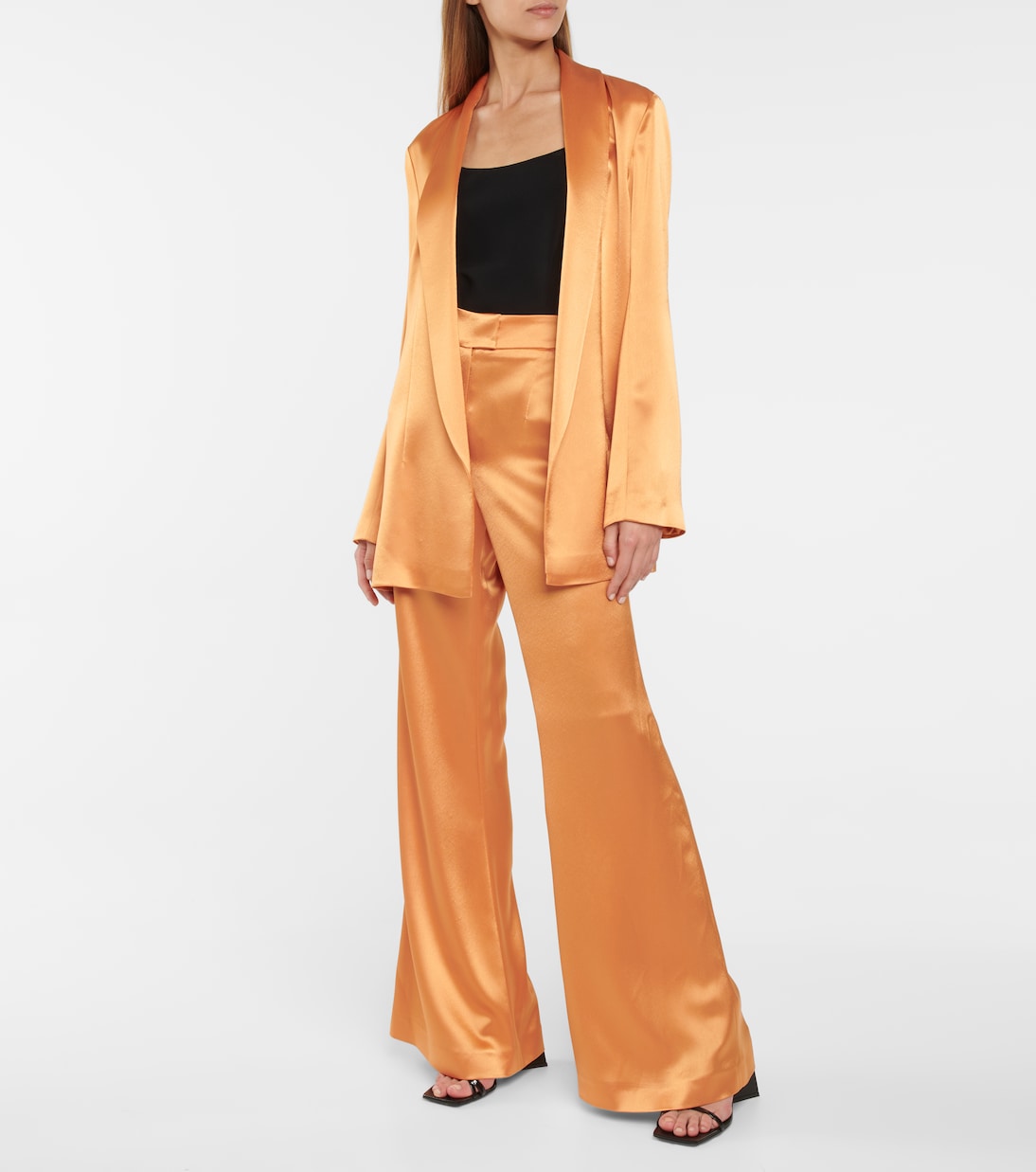 Pantalon large Julianne à taille haute | Galvan
