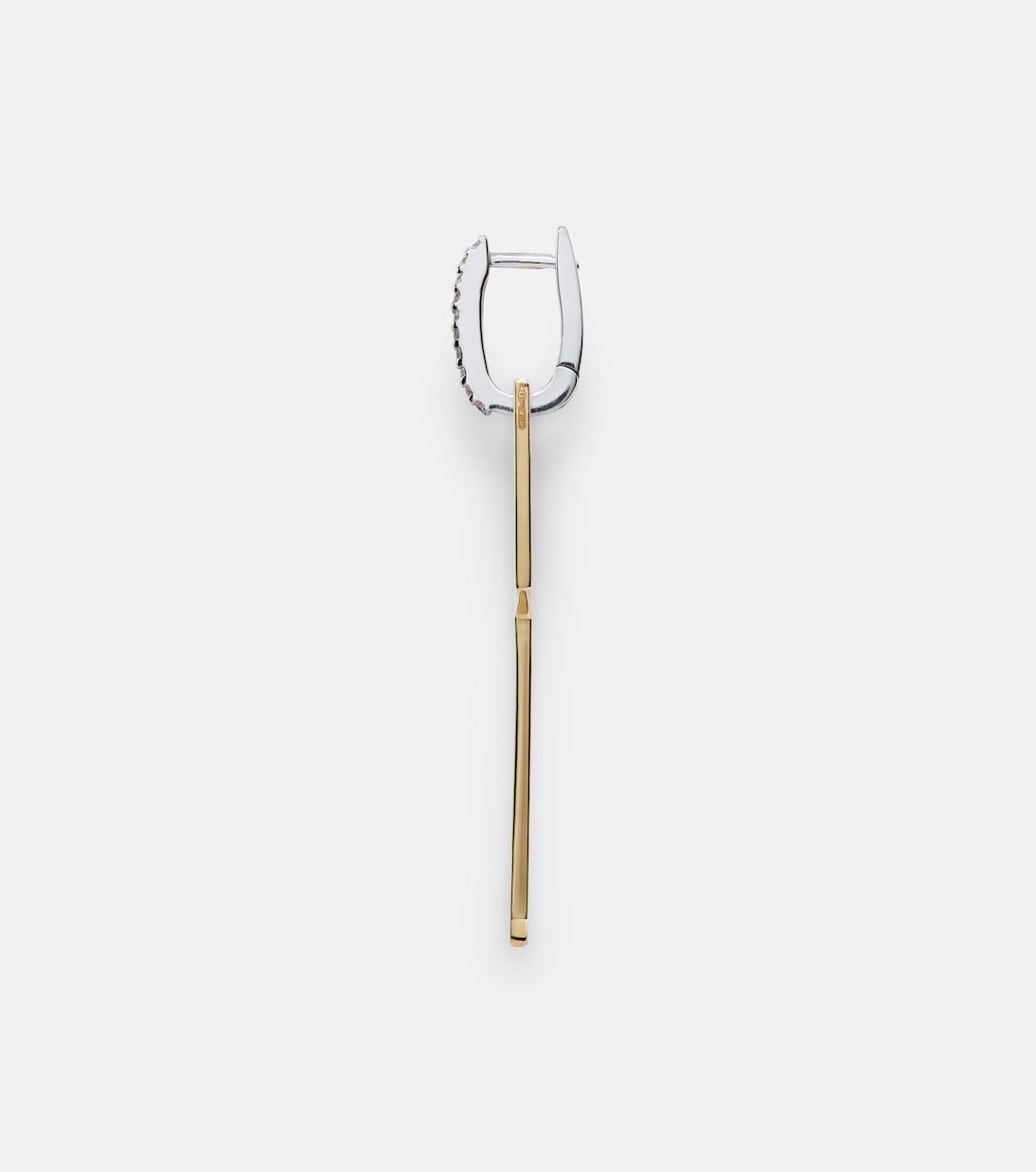 Boucle d’oreille unique Key Big en or 18 ct et diamants | Eéra