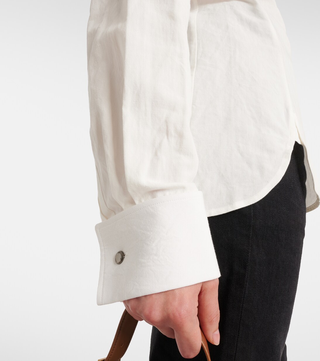 Camicia in cotone e lino | Saint Laurent