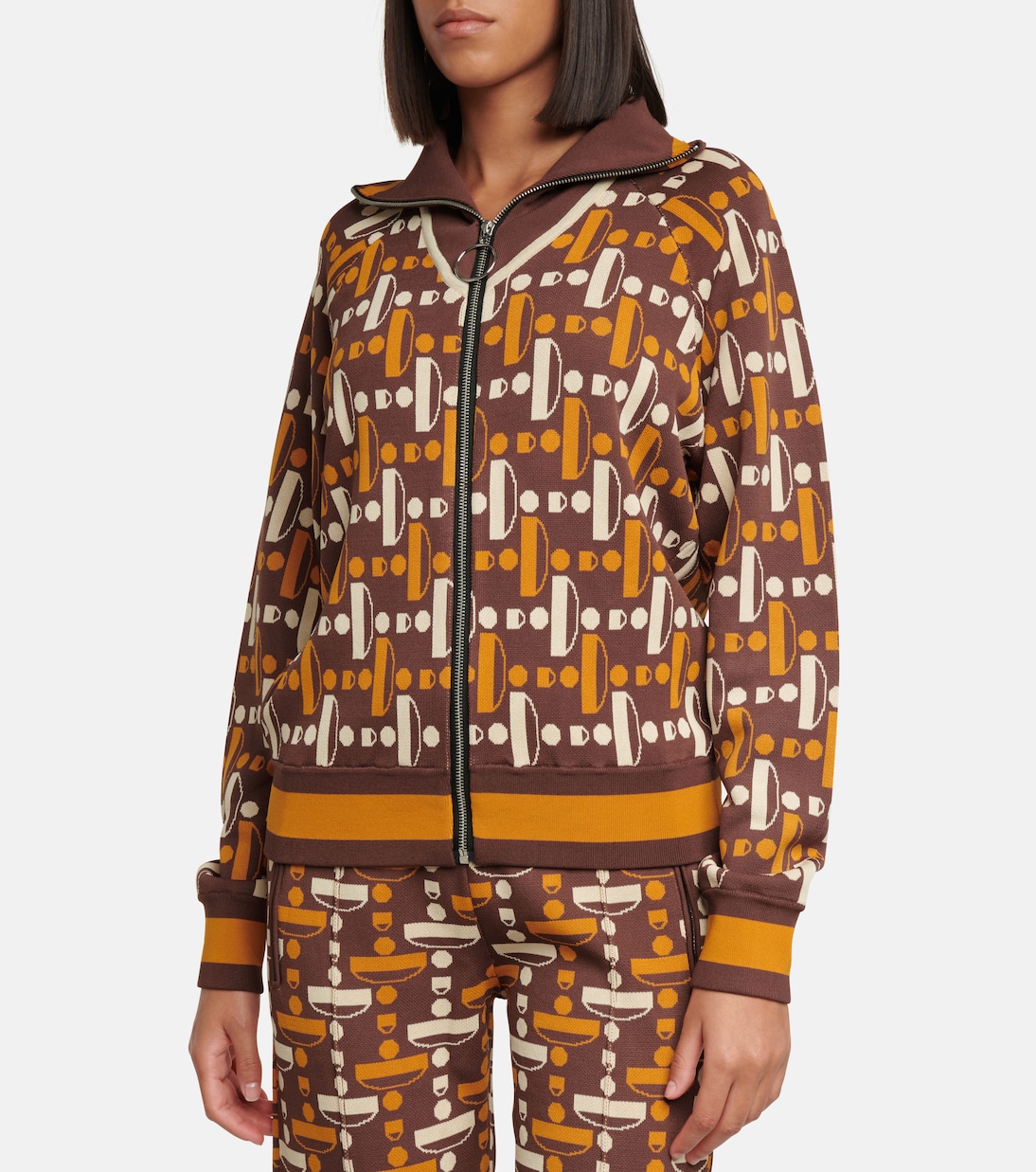 Chaqueta en jacquard con logo | Dodo Bar Or