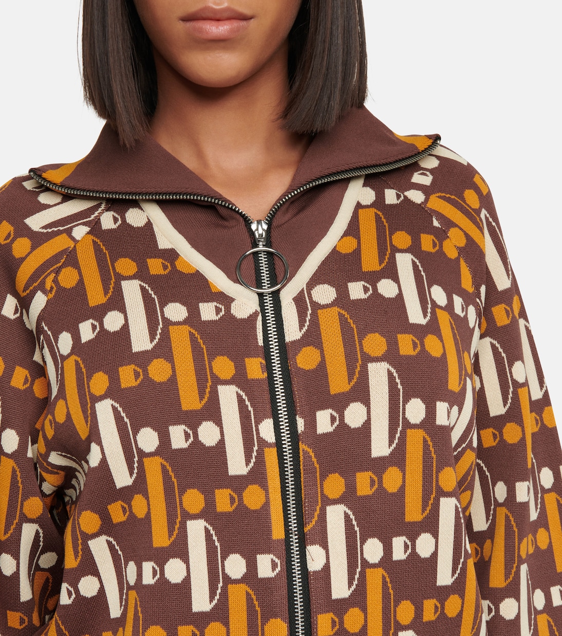 Chaqueta en jacquard con logo | Dodo Bar Or