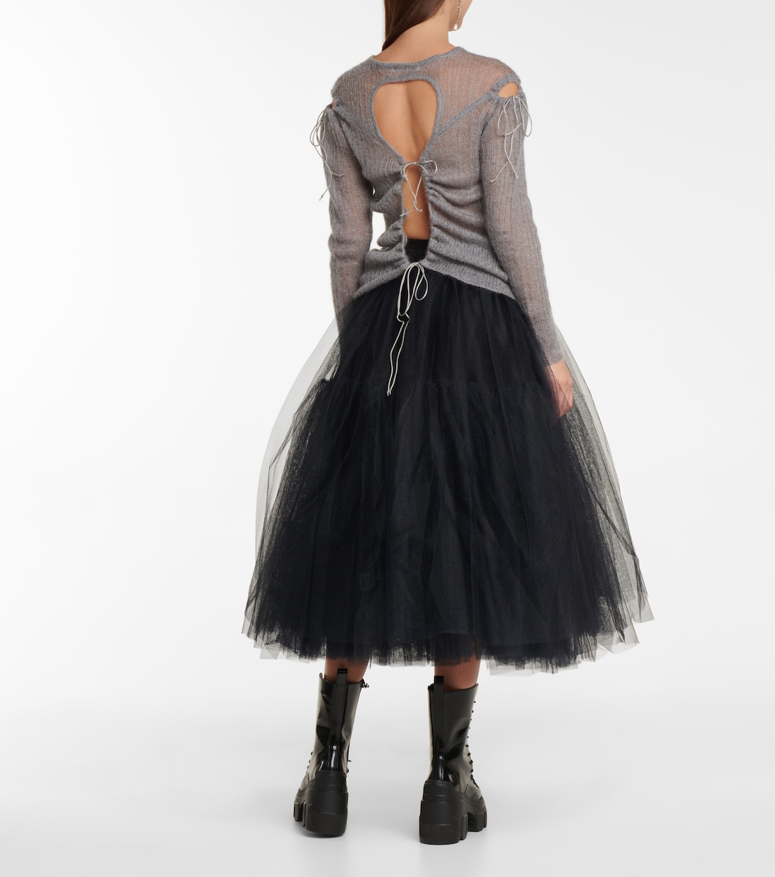 Greta cutout mohair-blend sweater | Cecilie Bahnsen