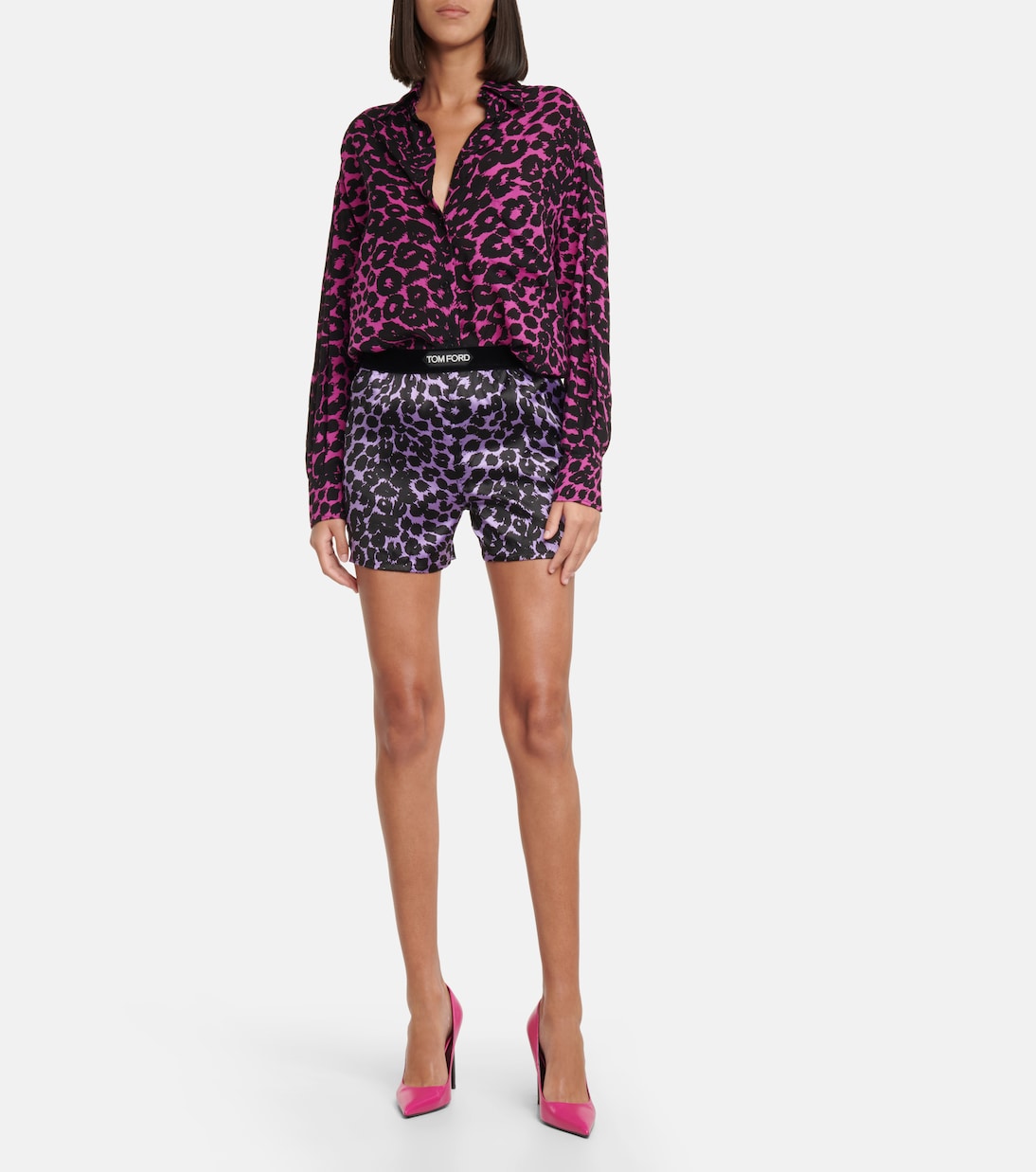 Shorts con stampa leopardata | Tom Ford